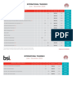 International Schedule Bsi Group Polska