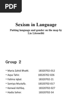 Sexism in Language: Putting Language and Gender On The Map by Lia Litosseliti