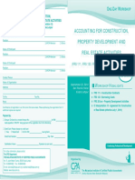 Accounting For Construction, Property Development and Real Estate Activities