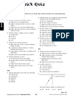 Quick Quiz: On Your Answer Sheet, Write in or Circle The Correct Letter For Each Question