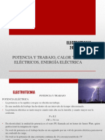 Energía eléctrica, potencia y trabajo eléctricos