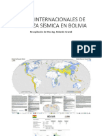 Mapas Internacionales de Amenaza Sismica