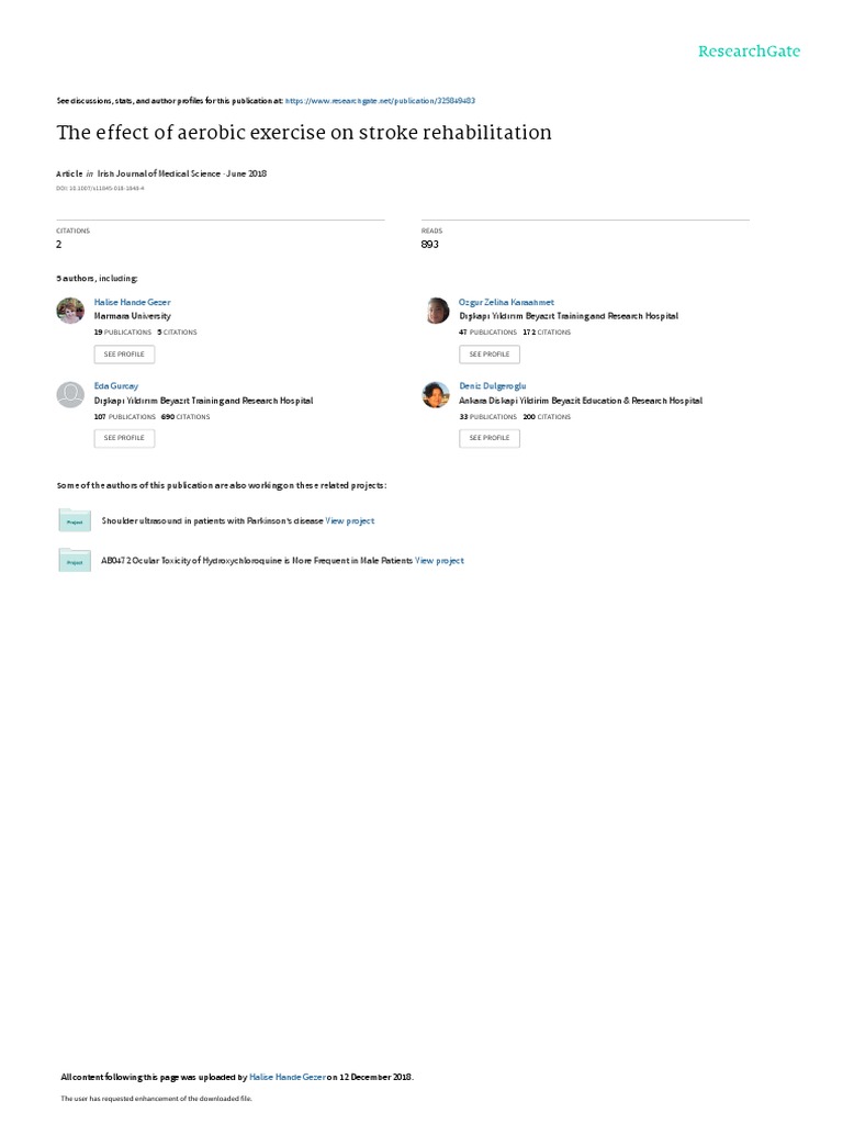 Aerobicexercise Pdf Pdf Physical Therapy Physiology