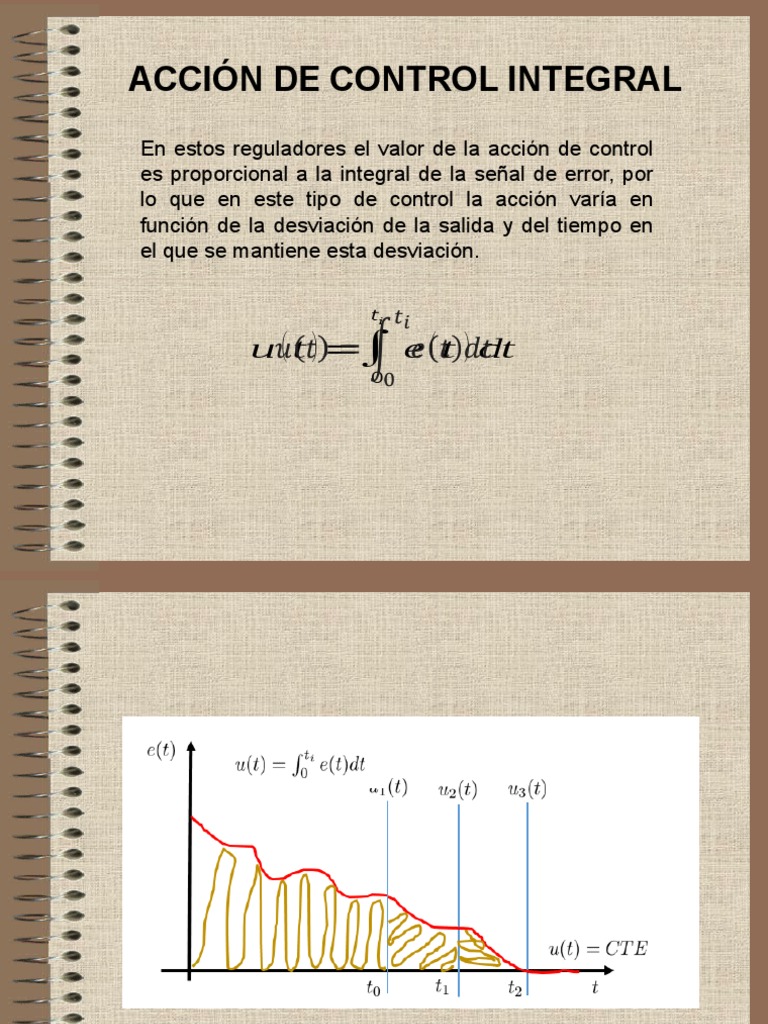 Acción de Control Integral en Sistemas | PDF | Tecnología