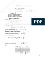 Statistica I - S9+10 - Indicatorii de Nivel Si Imprastiere PDF