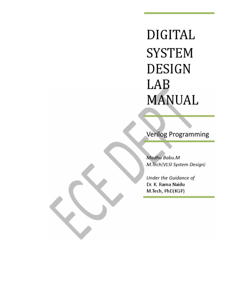 Verilog HDL Language Lab Manual PDF Logic Gate Hardware