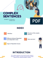 Complex Sentences PDF