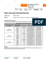 Deutz 444 Main and Big End Bearing Sets