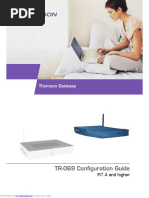 TR-069 Configuration Guide: Thomson Gateway