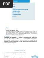 Stress 2 Strain 3 Torsion 4 Shear Diagram and Bending Moment 5 Stresses in Beams 6 Deflection in Beam 7 Combined Stresses 9 Columns