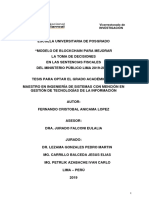 Modelo de Blockchain para Mejorar La Toma de Decisiones en La Sentencias Fiscales Del Ministerio Publico.