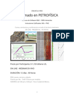 Diplomado en Petrofisica Online en Vivo