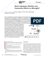 Minocycline Block Copolymer Micelles and Their Anti-Inflammatory Effects On Microglia