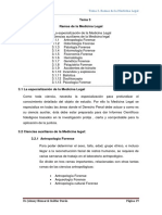 Tema 3 Ramas de La Medicina Legal PDF