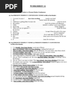 Worksheets 11