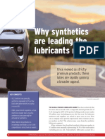 Why Synthetics Are Leading The Lubricants Market