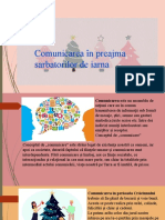 Comunicarea in Preajma Sărbătorilor de Iarnă