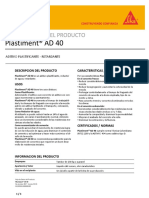 Sika - Plastiment®ad40 Plastificante para Concreto Astm C494 Tipo D PDF