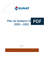 Plan Gobierno Digital SUNAT 2020-2022