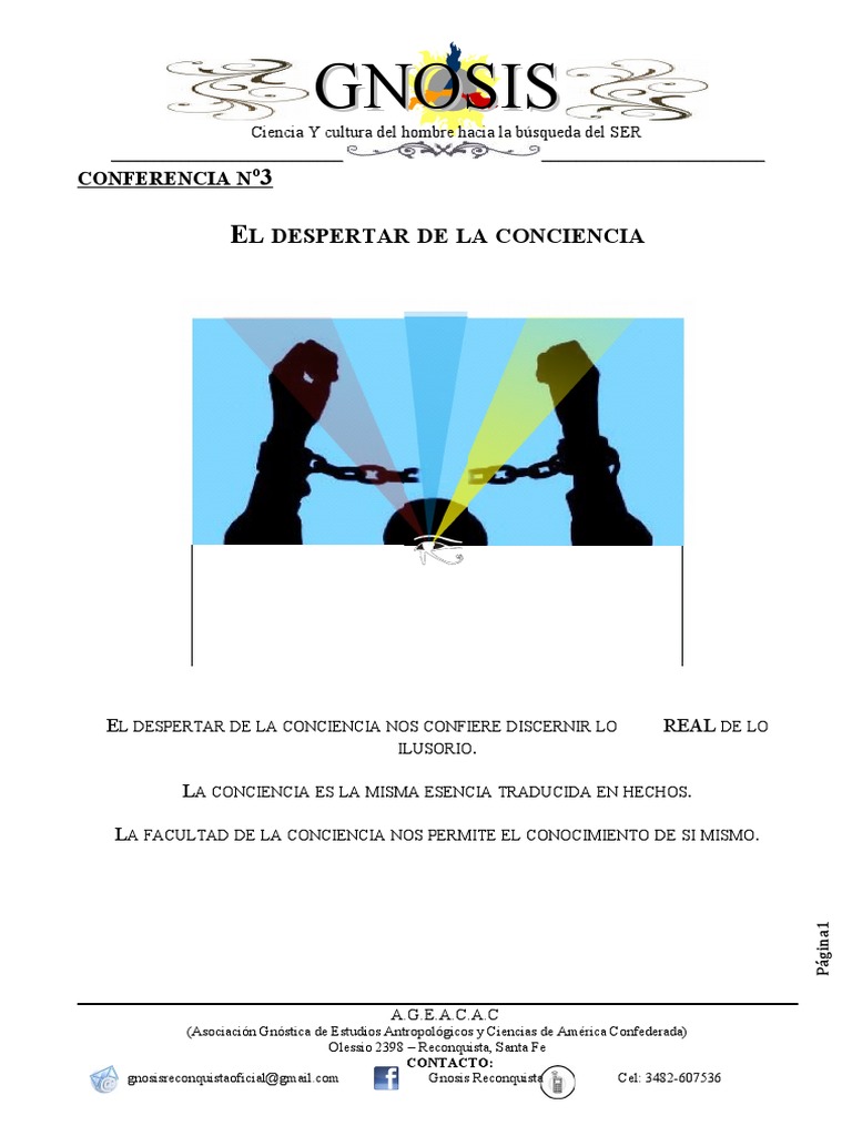 3 - El Despertar de La Conciencia | PDF | Gnosticismo | Mente