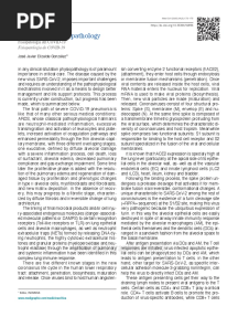 COVID-19 Physiopathology: Editorial