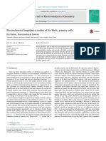 Electrochemical Impedance Studies Primary Cells