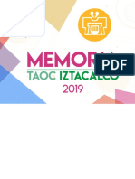 Memoria TAOC Iztacalco 2019