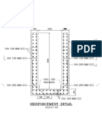 16∅ 250 MM C/C reinforced concrete beam layout diagram