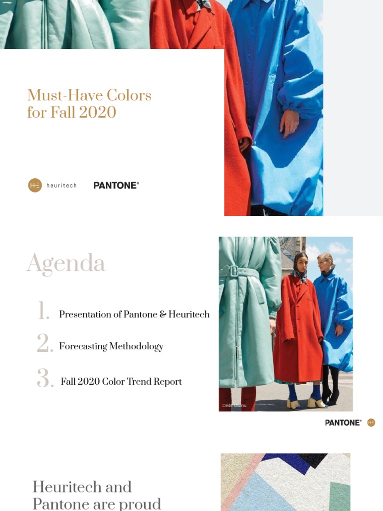 Fall 2020 Color Trends Overview | PDF | Fashion | Computer Vision