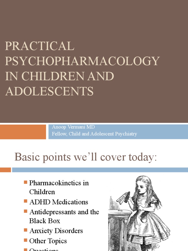 Practical Psychopharmacology in Children and Adolescents: Anoop Vermani ...