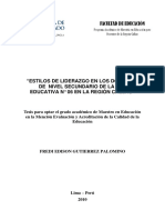 Liderazgo Estandarización Test Gutierrez