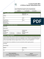 Supplier Direct Deposit Form 2020 7 2