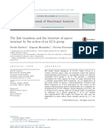 The Zak Transform and The Structure of Spaces Invariant by The Action of An LCA Group