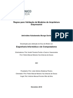 Regras de validação de modelos de arquitetura empresarial