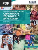 Cambridge Technicals Explained Summary Brochure PDF