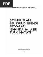 Mehmet Ertuğrul Düzdağ - Şeyhülislam Ebussuud Efendi Fetvaları Işığında 16. Asır Türk Hayatı PDF