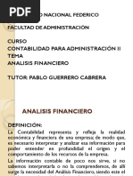 CLASE DE ANALISIS FINANCIERO