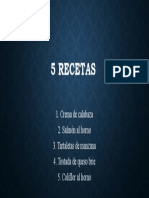 5 Recetas