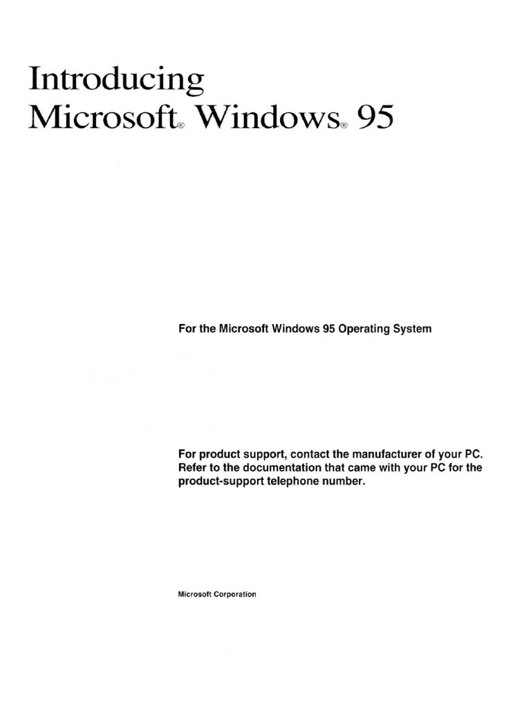 Windows 95 Manual | PDF | Icon (Computing) | Computer File