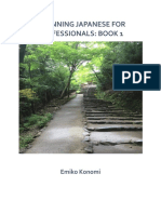 Beginning Japanese for Professionals- Book 1