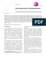 Case Report: Myxoid Liposarcoma in Retroperitoneum