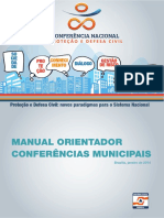 Guia para realização das Conferências Municipais de Proteção e Defesa Civil