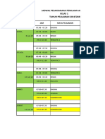 JADWAL PELAJARAN PAT Online Genap   19-20