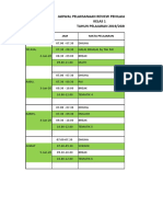 JADWAL PELAJARAN REVIEW PAT ONLINE   GENAP 19-20