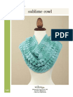 Sublime Cowl: 2800 Hoover Road - Stevens Point, WI 54481 © Willow Yarns. All Rights Reserved