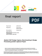 Final Report: Abattoir DAF Sludge Capture, Benchmarking & Sludge Processing (Protein Capture) Project