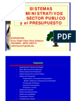 Sistemas Administrativos Del Sector Publico