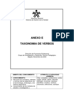 Taxonomía de Verbos