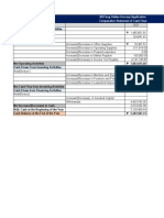 Buyong Online Grocery Application Comparative Statement of Cash Flow