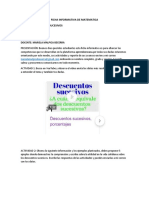 Ficha Informativa 1 Matematica 5to